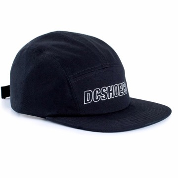 Czapka DC SHOES męska z daszkiem regulowana czarna snapback