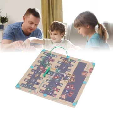 Магнитный алфавит Деревянная доска для обустройства парковки Parking LS