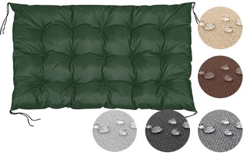 Садовая подушка 120x80 см для качелей из поддонов, водонепроницаемая, зеленая