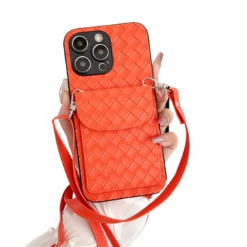 Etui Pleciony wzór Etui na telefon ze smyczą do iPhone 11pro max