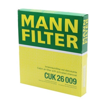 MANN САЛОННЫЙ ФИЛЬТР SKODA OCTAVIA (5E3) CUK26009