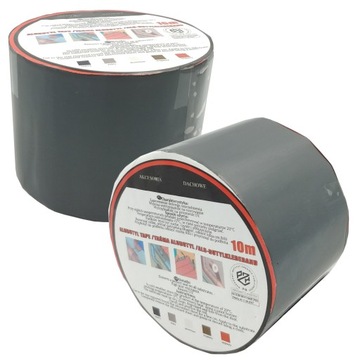TAŚMA DEKARSKA DACHOWA ANTRACYT BUTYLOWA 100 mm 10 mb ALUBUTYL BUTYL