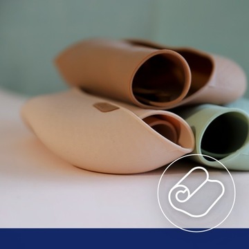 Силиконовый нагрудник LOVI Granola с карманом.