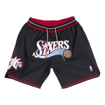 Spodenki Z Kieszeniami Wyszywane Philadelphia 76ers