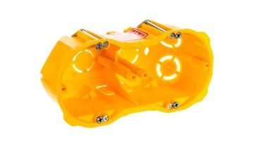 Puszka p/t PK-2x60 głęboka karton-gips bezhalogenowa samogasnąca żółta