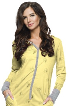 PIŻAMA BAWEŁNIANY KOMBINEZON DO KARMIENIA ONESIE M