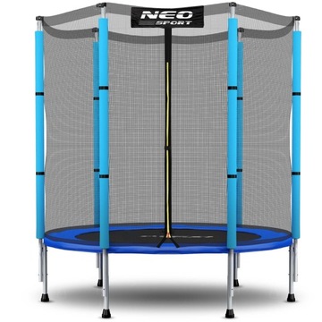 TRAMPOLINA Z SIATKĄ 140cm NEOSPORT DLA DZIECKA