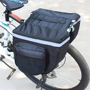 DUŻA TORBA ROWEROWA SAKWA NA BAGAŻNIK TORBA TYLNA TOREBKA NA ROWER