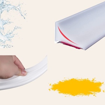 SILIKONOWA TAŚMA USZCZELNIAJĄCA DO PODŁOGI W ŁAZIENCE TAŚMA DO SEPARACJI