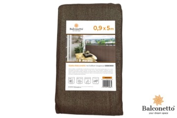 MAT Балкон защитный чехол коричневый 0,9х5м УФ для БАЛКОНА коричневый УФ 90х500см