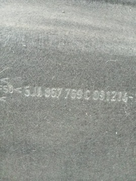 POLIČKA KUFRU SKODA RAPID 13-22 5JA967769C ORIGINÁLNÍ EUR
