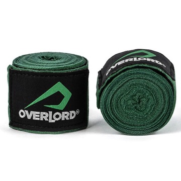 Бинты для бокса Overlord 350 см Зеленый