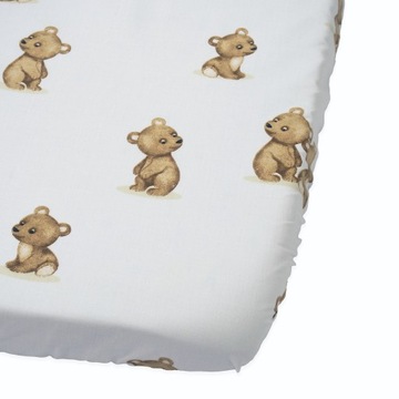 PRZEŚCIERADŁO 50x83 DO DOSTAWKI ŁÓŻECZKA Z GUMKĄ Kerstin