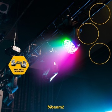 Profesjonalna Ruchoma głowa LED RGBWA-UV zoom DMX