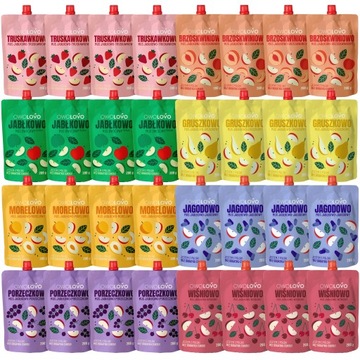 ZESTAW MUSÓW OWOCOWYCH Owolovo 32x200g