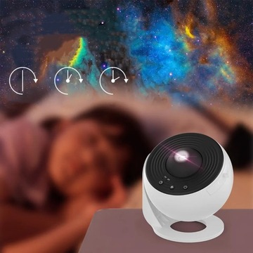 Звездный проектор, ночник, 12 планетарных дисков, USB-планетарий, 360 градусов
