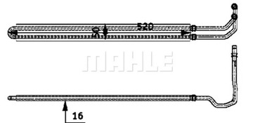 MAHLE CHŁODNICA OLEJU CLC 53 000P