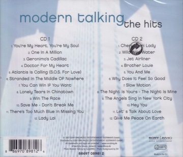 MODERN TALKING THE HITS 2 CD ALL BEST TOP NO.1 FAN