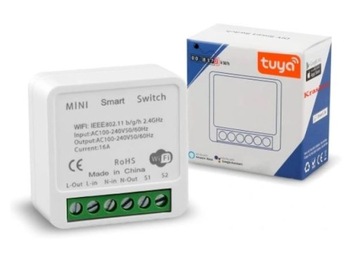Релейная розетка WiFi-переключателя TUYA Smart 16A
