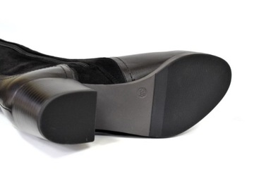 CAPRICE 25517-41 ЧЕРНЫЕ БОТИНКИ ИЗ КОЖИ/СТРЕЙЧ Размер 41