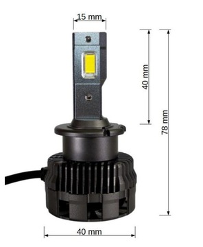 D2S D2R CANBUS Светодиодные лампы 2x35W 9000LM Ultra HP