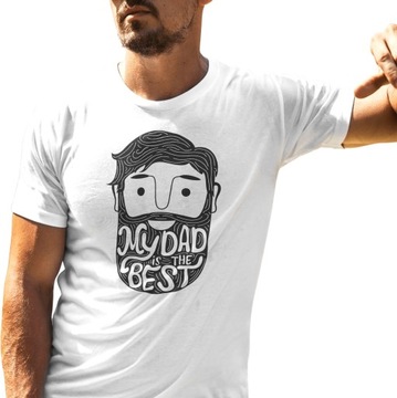 Koszulka T-shirt Na Prezent Dla Taty Dzień Ojca L