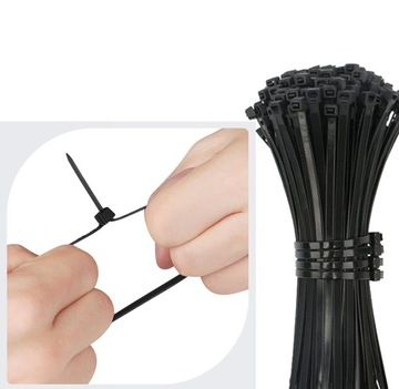 Кабельные стяжки Кабельные стяжки черные крепкие 2,5х200мм 100шт.