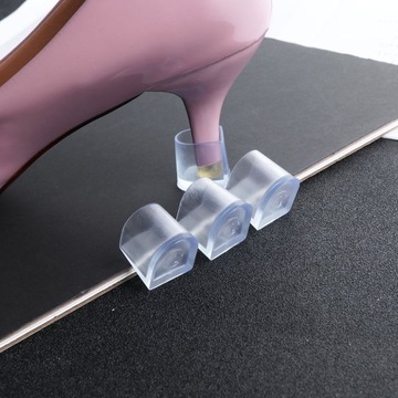 12 противоскользящих защитных чехлов для высоких каблуков.