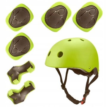 Детский комплект защитных средств для роликовых коньков, защитный шлем