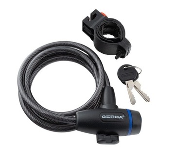 Zabezpieczenie zapięcie rowerowe linka Gerda Flex 1200/10S