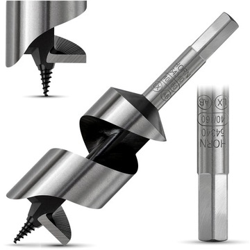 WIERTŁO do DREWNA Świder 40x150mm Śrubowe ŚWIDROWE