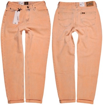 LEE spodnie high jeans MOM STRAIGHT _ W29 L35