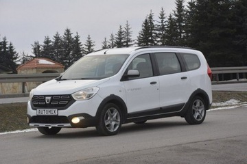 Dacia Lodgy Minivan Facelifting 1.2 TCe 115KM 2017 Dacia Lodgy 1.2 TCe nawi doinwestowany gwarancja, zdjęcie 2