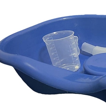 Легкая раковина для мытья волос в чаше для шампуня для пожилых людей и инвалидов.