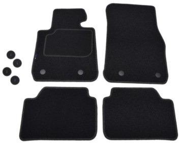 Bmw F20/F21 2011-2019 Suchý Zip Černé velurové koberce Aldos. Silver Pc