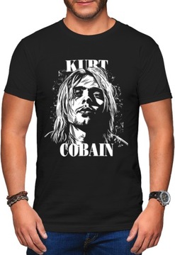 KOSZULKA NIRVANA KURT COBAIN MĘSKA ROCKOWA VINTAGE T-SHIRT MĘSKI TSHIRT