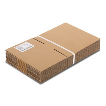Kartony klapowe pudełka A4 paczkomat A 220 x 310 x 75 mm szare