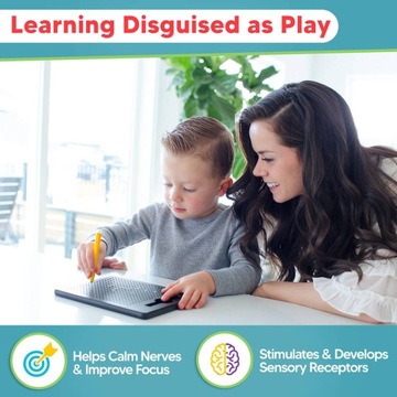 MAG PAD БОЛЬШИЕ ШАРИКИ ДЛЯ МАГНИТНОЙ ДОСКИ + Шаблоны