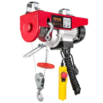 Электрическая строительная лебедка 250 кг 510 Вт с дистанционным управлением