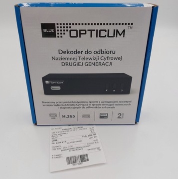 OPTICUM Blue R265 Lite Full HD DVB-T2 тюнер