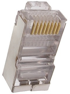 Wtyk Komputerowy RJ45 Ekranowany UTP kat.5 10szt.
