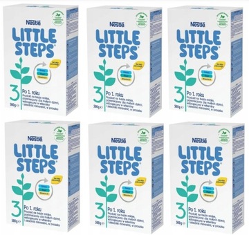 6x MLEKO NESTLE Little Steps 3 mleko następne 500g