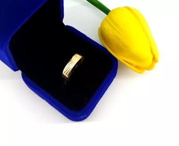 ZŁOTA OBRĄCZKA 14 KARAT W: 2,74 G