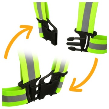 СВЕТООТРАЖАЮЩИЙ ЖГУТ МОТОЦИКЛ ВЕЛОСИПЕД СВЕТООТРАЖАЮЩИЙ ЖИЛЕТ ДОРОГА БЕГ СИЛЬНЫЙ