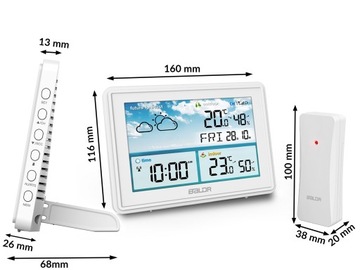 БЕСПРОВОДНАЯ ПОГОДНАЯ СТАНЦИЯ ПОГОДНЫЙ ГИГРОМЕТР