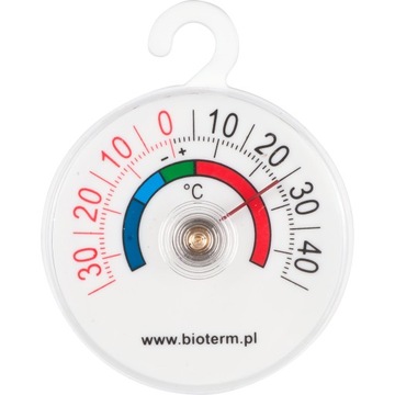 Termometr do lodówek i zamrażarek zakres -35°C +45°C Ø 5cm czytelna skala