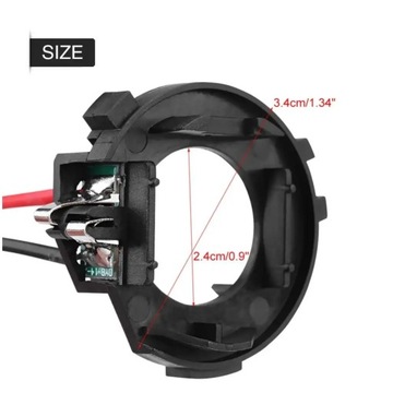 7 LED DIODY ŽÁROVKA DO SVĚTLOMET DRŽÁK ADAPTÉRU VW VOLKSWAGEN GOLF MK7