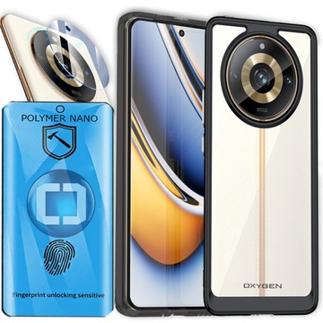Чехол OXYGEN PURE для Realme 11 PRO + полимер + камера