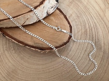 МУЖСКАЯ СЕРЕБРЯНАЯ ЦЕПЬ, 65 СМ, СЕРЕБРО 925 ПРОБЫ С БРИЛЛИАНТАМИ