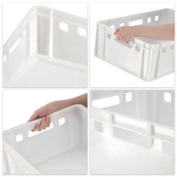 POJEMNIK TRANSPORTER SKRZYNKA NA MIĘSO + ATEST 40L